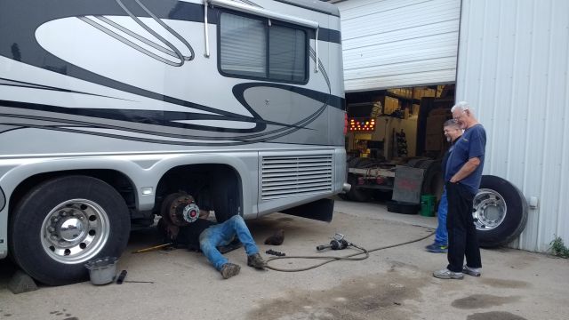 Stuck brake Stuck brake