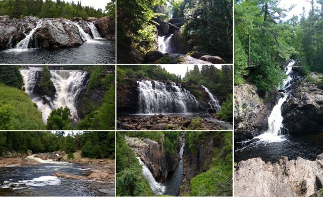 Lake Superior waterfalls Lake Superior waterfalls