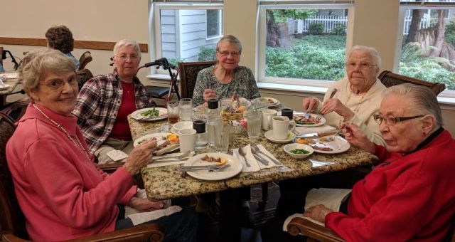Mary Ann, Lynne, Barbara, Jerry, Mom