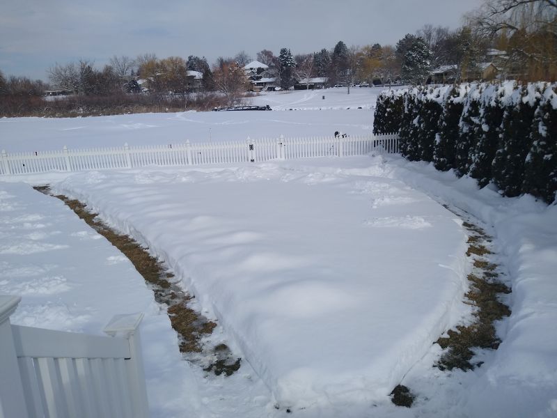 Snow path Snow path