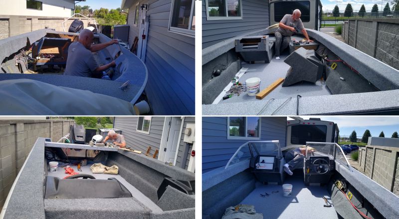Boat remodel Boat remodel