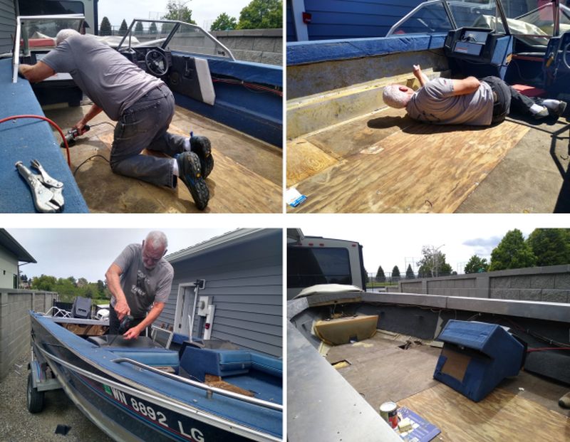 Boat remodel Boat remodel