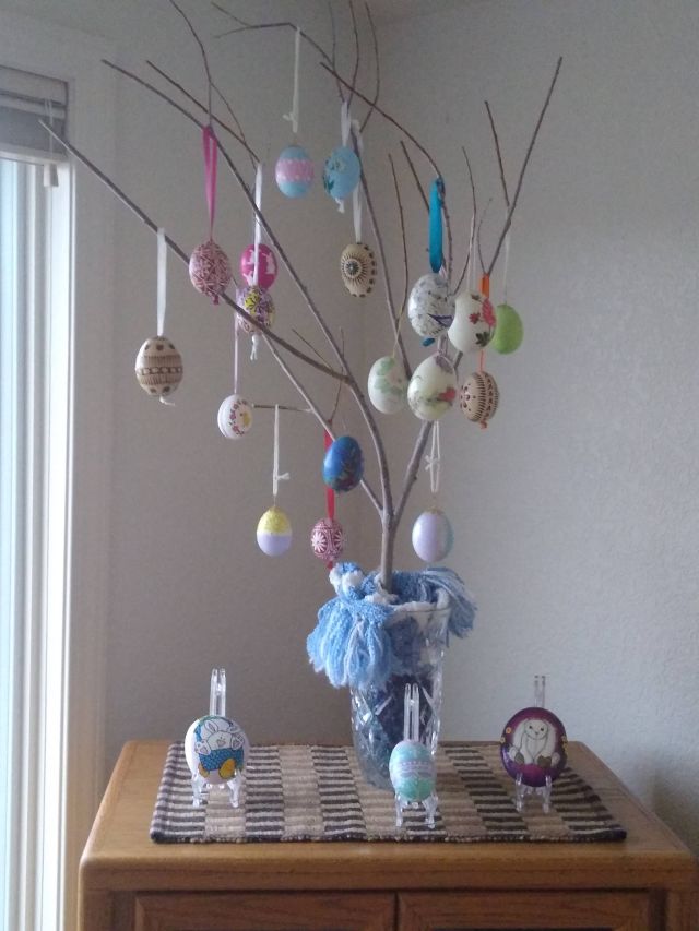 Easter egg tree Easter egg tree
