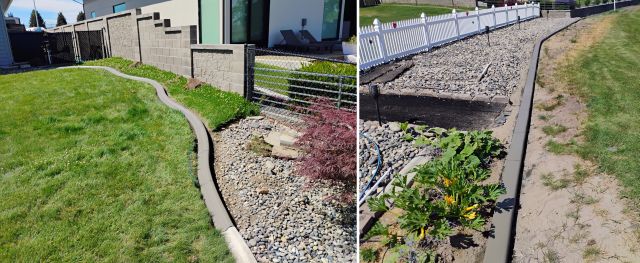After curbing After curbing