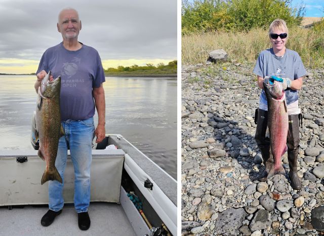 Jim and Gayle and Fish Jim and Gayle and Fish