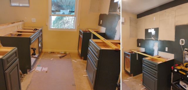 Cabinet installation Cabinet installation